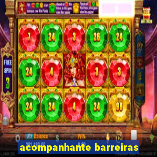 acompanhante barreiras